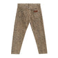 Beige Cotton Tapered Jean