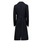 Blue Cotton Trench Coat
