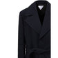 Blue Cotton Trench Coat