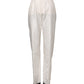 White High Waist Straight Dress Trouser Pants