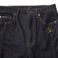 Black Cotton Mid Waist Bootcut Denim Jeans
