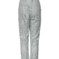 Mint Green Cotton Floral Lace Trousers Pants