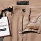 Brown Cotton Boyfriend Denim Trousers Jeans