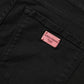 Black Cotton Skinny Mid Waist Denim Jeans