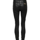 Black GRACE High Waist Skinny Denim Jeans