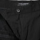 Black STAFF High Waist Tapered Pants