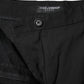 Black STAFF High Waist Tapered Pants