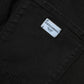 Black Cotton Logo Skinny Mid Waist Denim Jeans