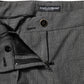 Gray Checkered High Waist Flared Pants