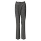 Gray Checkered High Waist Flared Pants