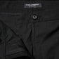 Black STAFF Mid Waist Tapered Pants