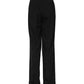 Black Wool High Waist Formal Pants