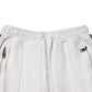 White Viscose Jogger Sweatpants Pants