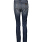 Blue Cotton HighWaist Skinny Denim Jeans