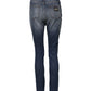 Blue Cotton HighWaist Skinny Denim Jeans