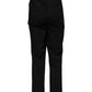 Black Cotton High Waist Formal Pants