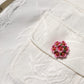 White Cotton Floral Jacquard Pants