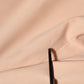 Beige Polyester Mid Waist Tapered Pants
