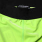 Green Nylon Slim Fit Leggings Pants
