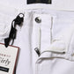 White Floral Embroidery GIRLY Denim Jeans