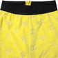 Yellow Logo Slim Fit Leggings Pants