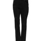 Black Boyfriend Cotton Flared Denim Jeans