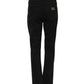 Black Boyfriend Cotton Flared Denim Jeans