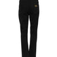 Black Boyfriend Cotton Flared Denim Jeans