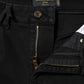 Black Boyfriend Cotton Flared Denim Jeans