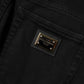 Black Boyfriend Cotton Flared Denim Jeans
