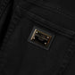 Black Boyfriend Cotton Flared Denim Jeans
