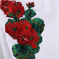 White Floral Embroidery GIRLY Denim Jeans