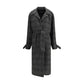 Check long Coat