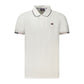 White Cotton Men Polo Shirt