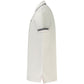 White Cotton Men Polo Shirt