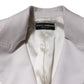 White Wool Single Breasted Women Coat Jacket