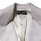 White Wool Single Breasted Women Coat Jacket