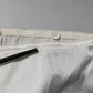 Ivory Silk Tapered High Waist Pants