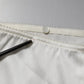 Ivory Silk Tapered High Waist Pants