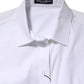 White Cotton Long Sleeves Collared Shirt Top