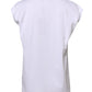 White Cotton Sleeveless Women Tank T-shirt