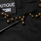 Black Cotton Sleeveless Women Tank T-shirt