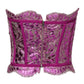 Pink Bustier Sleeveless Corset Blouse Top