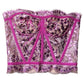 Pink Bustier Sleeveless Corset Blouse Top