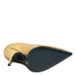 Gold Patent Leather High Heels Pump Shoes