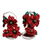 White Leather Floral Detailing Sandals Shoes