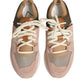 Multicolor Suede Low Top Women Sneakers Shoes