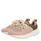 Multicolor Suede Low Top Women Sneakers Shoes