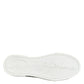 Black White Leather Low Top Sneakers Shoes