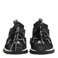 Black White Logo Sorrento Sneakers Shoes